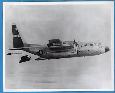 1960-70s USAF C-130 Hercules Transport 60493 Airdrops Cargo  8x10 Original Photo • $14.99