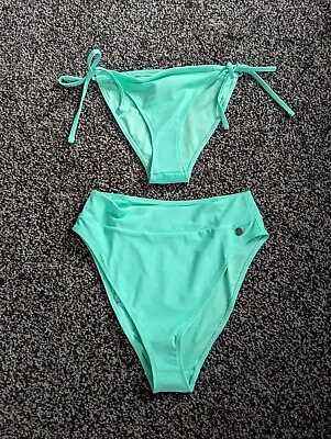 Gymshark Women's Green Swimwear Bikini Bottoms Size XS (2 Set) Lot Of 2 • £17