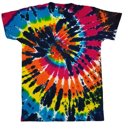 £14.99 • Buy Tie Dye T Shirt Tye Die Festival Hipster Indie Retro Unisex Top Galaxy Fresh 5