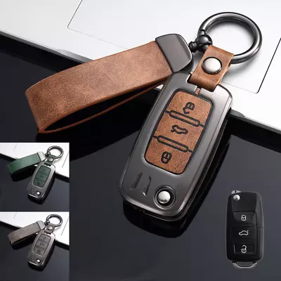 Zinc Alloy Car Key Fob Case Cover For VW Golf GTI Jetta Passat Beetle Tiguan CC • $27.50