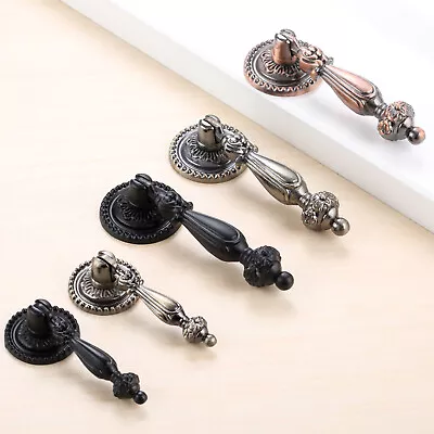$6.59 • Buy Vintage Furniture Cabinet Pull Handle Cupboard Wardrobe Drawer Knobs Hardware