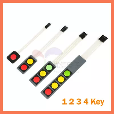 1 2 3 4 Key Membrane Switch Keypad 1x1 2x2 3x3 4x4 Matrix Array Keyboard • $1.65