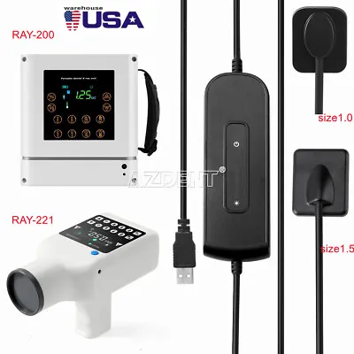 Dental X-ray Imaging System XRay Machine Unit/ X Ray Digital RVG Sensor1 0/1.5 • $950
