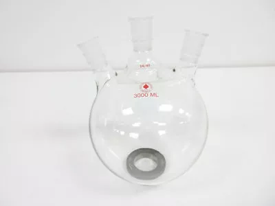 $118.95 • Buy Ace Incorporated 6944-48 3l Round-bottom 3 Neck Flask Vertical Standard Wall