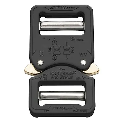 AustriAlpin 25mm Male + Female Adjustable Black Cobra Buckle XL - FY25KVV • £24.99