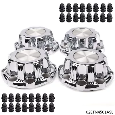 4Pcs 8 Lug Wheel Hub Center Caps Fit For Silverado Avalanche Sierra 1500 2500 • $36.12