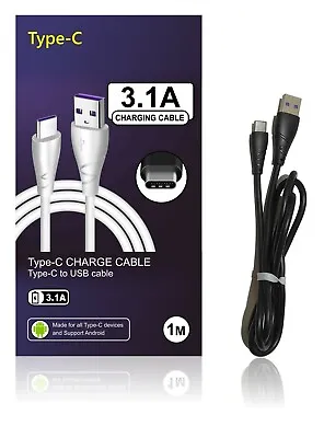 Charging For Samsung Galaxy S8 S9 S10+ Plus Type C USB-C Data Charger Cable • £1.97