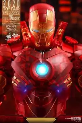 Hot Toys Iron Man 2 Iron Man Mark IV (Holographic Version) 1/6 Figure MMS568 • $326.95