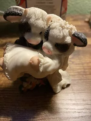 Enesco Mary's Moo Moos I'll Never Love An-Udder Wedding Cow Couple #138088 • $19.20