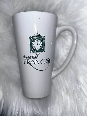 Marshall Field's Tall 16 Oz Coffee Mug Clock & Logo Frango Mints On Both Sides • $44.95