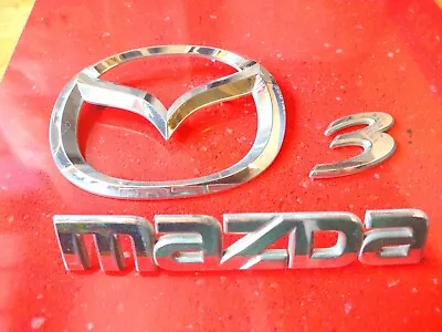 2004-2009 Mazda 3 Emblem Badge Letters Logo Symbol Trunk Rear NAMEPLATE OEM  • $14.99