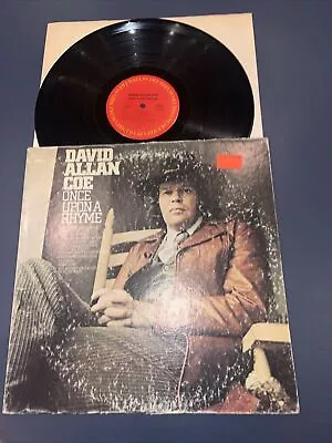DAVID ALLEN COE - Once Upon A Rhyme LP Vinyl VG/VG • $29.99