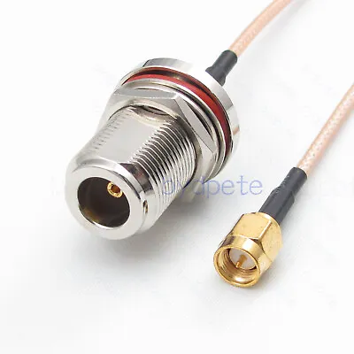 SMA Male To N Type Female RG316 Cable RG-316 Coax Pigtail RF 50ohm Coaxial Kable • $4.60