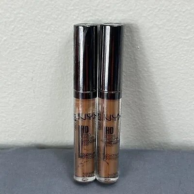 NYX HD Studio Photogenic Concealer .11 Oz Lot Of 2 Cocoa CW08.4 Factory Sealed • $9.99