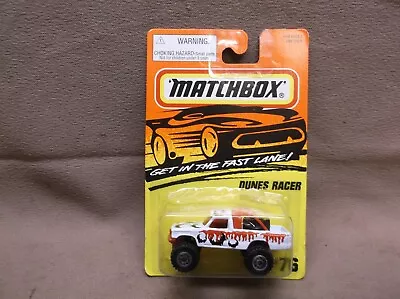 Matchbox White 1995 #76 Dunes Racer Ford Courier 4x4 Truck Off Road Mud Runner  • $3