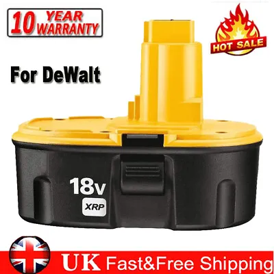 £11.90 • Buy New DE9098 Battery For Dewalt Cordless Drill 18V 4600mAh DC9096 DE9095 DC725 UK