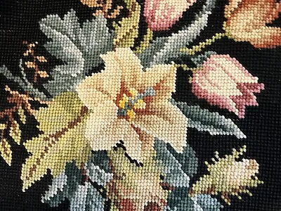 Vintage Needlepoint Chair Pad Covers **Listing Is For ONE • $22