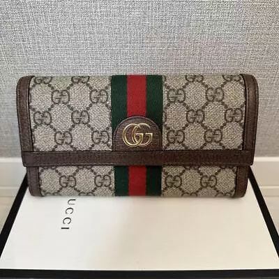 Gucci Ophidia Continental Wallet 523153 Cheri- No.4027 • $402.02