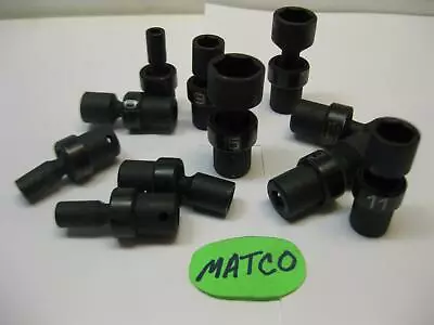 Matco Tools Metric Impact Swivel 6 Point Sockets. Sold Each. Nice! • $15.33