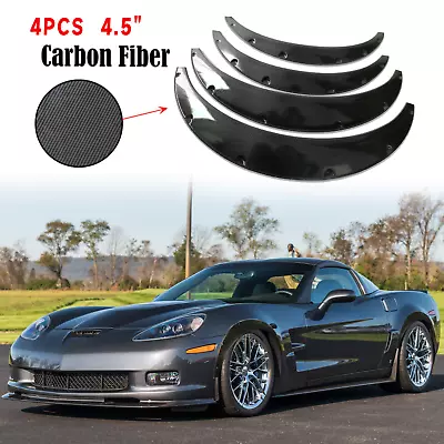 Carbon Fiber Fender Flares Wheel Arches Cover Body Kit For Chevrolet Corvette C5 • $79.99