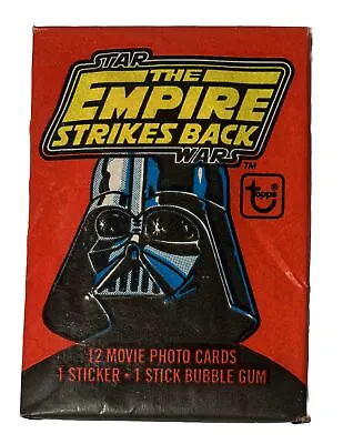 1980 Topps Star Wars THE EMPIRE STRIKES BACK Sealed Wax Pack Series 1 Red(B127) • $29.99