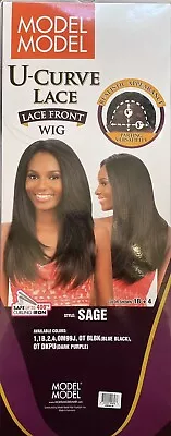 MODEL MODEL U CURVE LACE FRONT WIG SAGE (Color:1B) Pre-owned Never Worn Display • $45