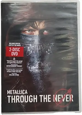 FACTORY SEALED Metallica Through The Never 2 DVD Rock Band Concert Documentary • $26.99