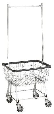$209 • Buy Commercial Wire Laundry Basket Cart W/hanger Rack! New!