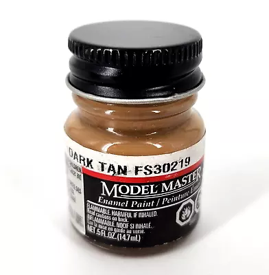 Testors Model Master Enamel Paint 14.7 Ml 1/2 Fl Oz Dark Tan FS30219 NEW • $11.99