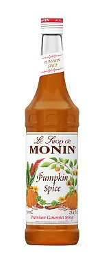 $19.05 • Buy Monin Premium Flavored Syrups - 750ml Glass Bottles For Coffee, Soda And More!!!