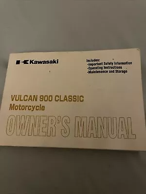 Kawasaki 900 Classic Vulcan Owners Manual • $35