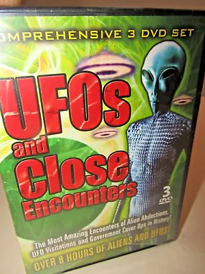 NEW UFOs And Close Encounters 3 DVD Set (8 Hours Of Aliens And UFOs) SEALED • $14.99