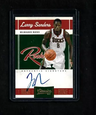 Larry Sanders 2010-11 Classics ON-CARD Auto Rookie RC #/699 Bucks VCU RAMS • $20