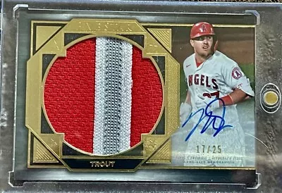 2022 Topps Five Star Mike Trout Jumbo Prime Relics Patch Auto #17/25 ANGELS🔥🔥 • $212.50