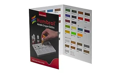 Humbrol P1159 Acrylic Dropper Bottle Colour Chart • £3.05