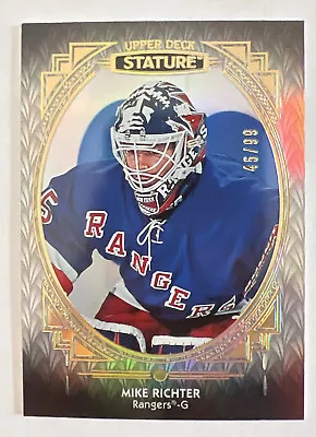 Mike Richter 2020-21 Stature Portrait /99 SP 20/21 Upper Deck #45/99 UD #99 • $59.99