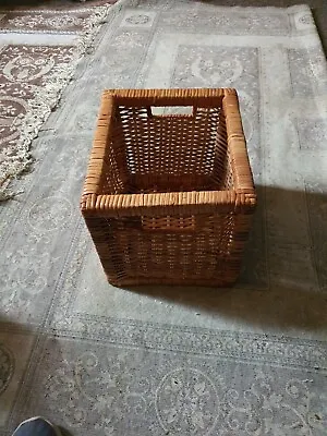 £5 • Buy Small Wicker Storage Baskets COLOUR  BROWN.