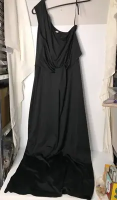 Black Maxi Of The Shoulder Party Black Dress Size 12 Target Brand • $14.95