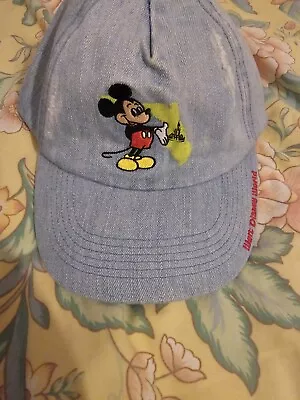 Walt Disney World Vault Collection 50th Anniversary Denim Hat One Size Adult Nwt • $38