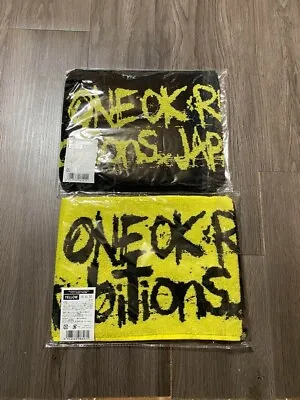 ONE OK ROCK Ambitions JAPAN DOME TOUR 2018 Black 2017 Yellow Towel Set Of 2 NEW • $81