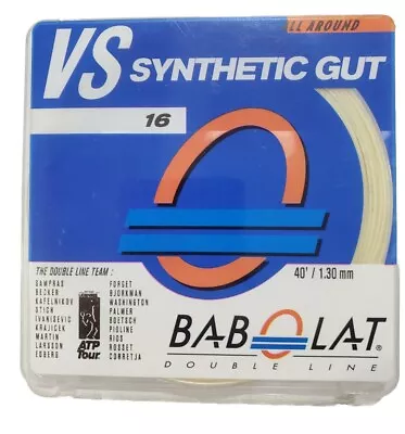 Babolat VS Synthetic Gut 16 Gauge 40 Ft Tennis Racquet String • $34.99