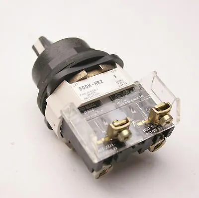 Allen Bradley 800H-HR2 Selector Switch 2-Position Maintained 800T-XD1 NO NC • $45