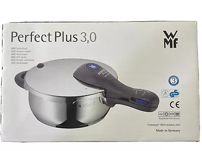 WMF Perfect Plus 4.5L Pressure Cooker 18/10 Cromargan Stainless Steel Germany • $400