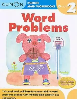 Word Problems Grade 2 (Kumon Math Workbooks) - Paperback - GOOD • $3.76