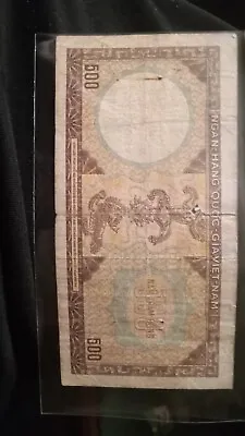 Vietnam 1964 500 Dong Banknote  • $5