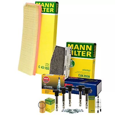 Mann Filters Denso 5 Coils NGK 5 G-Power Spark Plugs Tune Up Kit For VW 2.5 L5 • $224.95