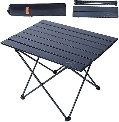 £18.98 • Buy Folding Camping Tables & Carry Bag Portable Outdoor Picnic Festival Fishing BBQ
