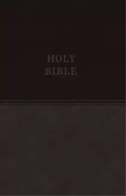 KJV Holy Bible: Value Large Print Thinline Gray Leathersoft Re (Leather Bound) • £12.06