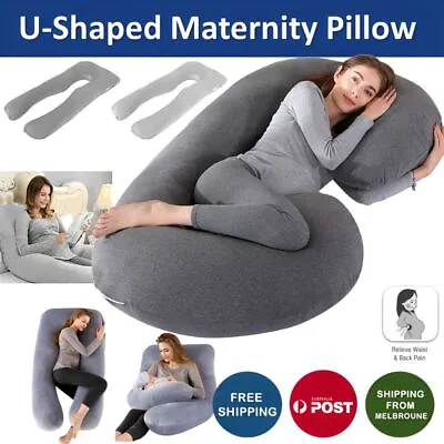 $30.99 • Buy Full Body Pregnancy Pillow U Shaped Maternity Pregnant Pillow Back Pain US