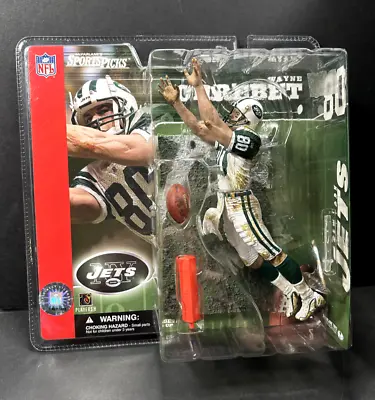 2001 McFarlane Wayne Chrebet*SERIES 2 ROOKIE!* New York JETS NFL Action Figure! • $18.86